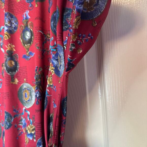 Vintage Petra Fashions Tie Front Robe One Size Made in USA Loungewear - Picture 4 of 10